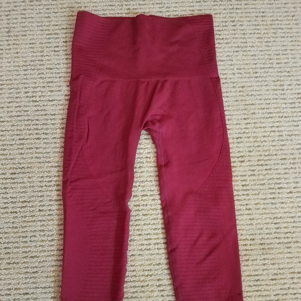 Gymshark High waisted seamless cropped leggings